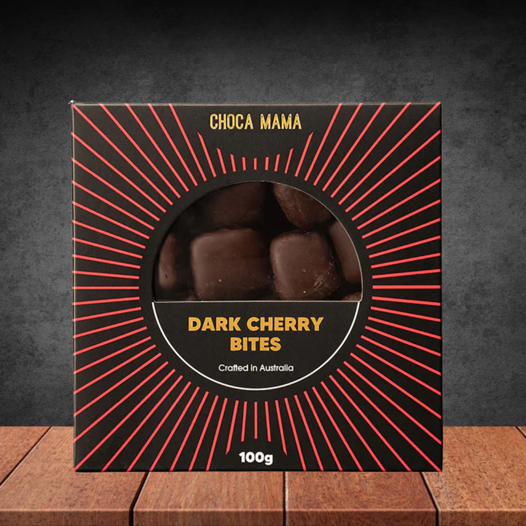 Chocamama Dark Chocolate Cherry Bites 100g