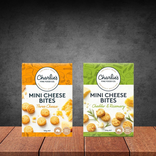 Charlie's Cookies Mini Cheese Bites 100g
