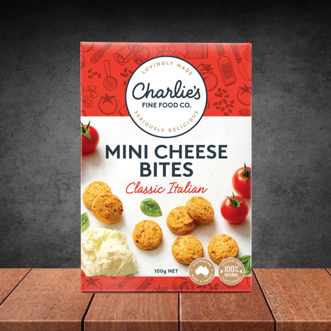 Charlie's Fine Food Co. Classic Italian Mini Cheese Bites 100g