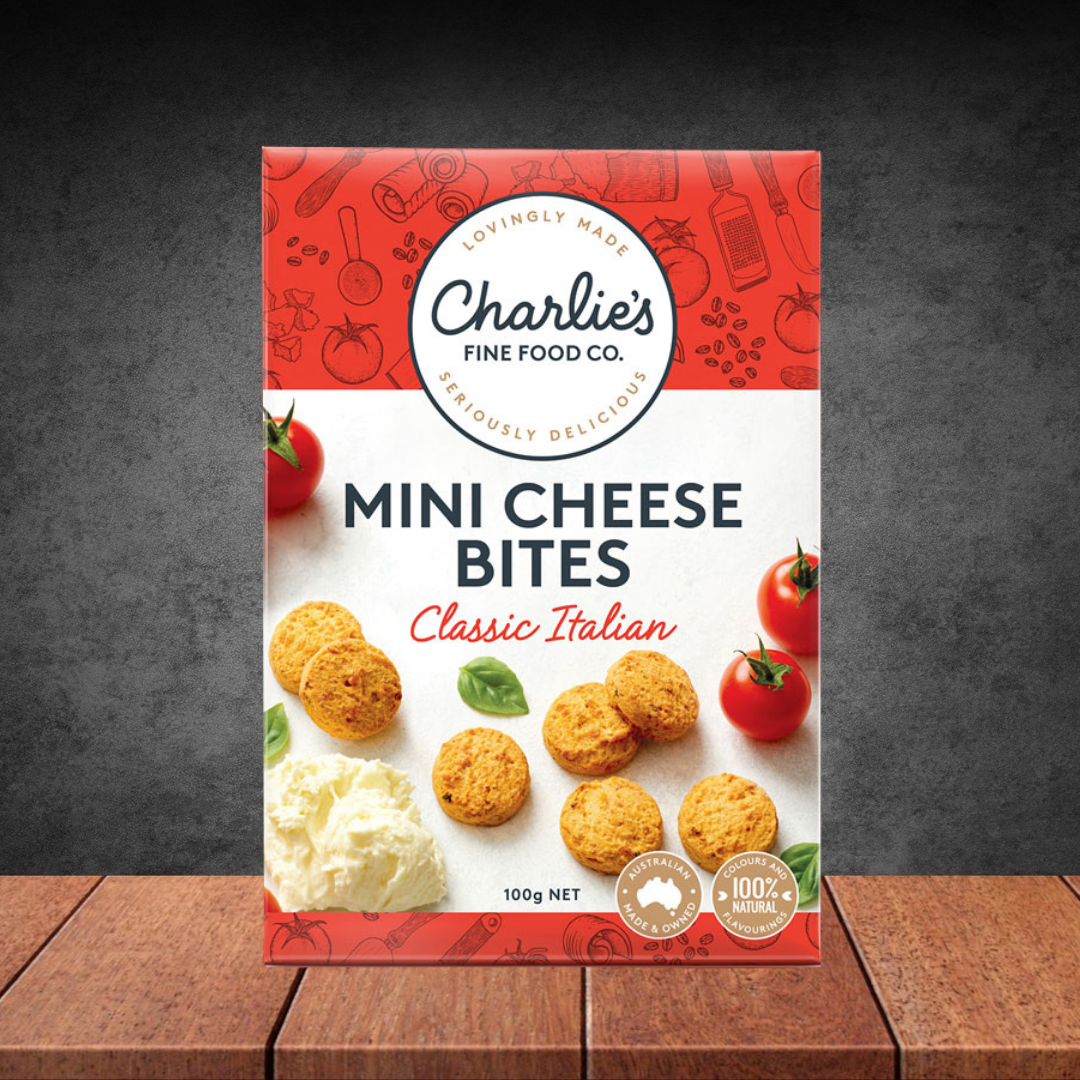 Charlie's Fine Food Co. Classic Italian Mini Cheese Bites 100g