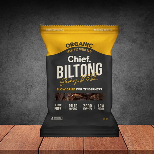 Chief Nutrition Smokey BBQ Biltong 30g