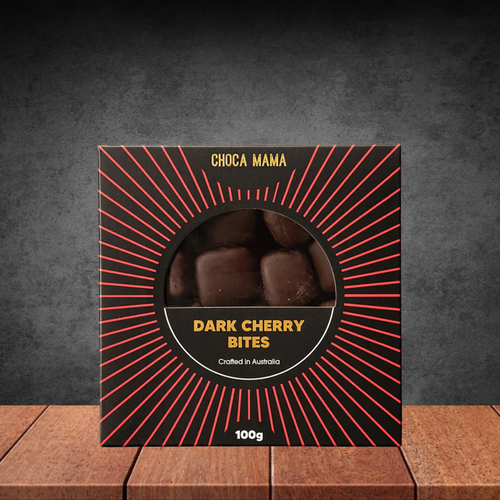 Chocamama Dark Chocolate Cherry Bites 100g