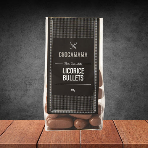 Chocamama Licorice Bullets 125g