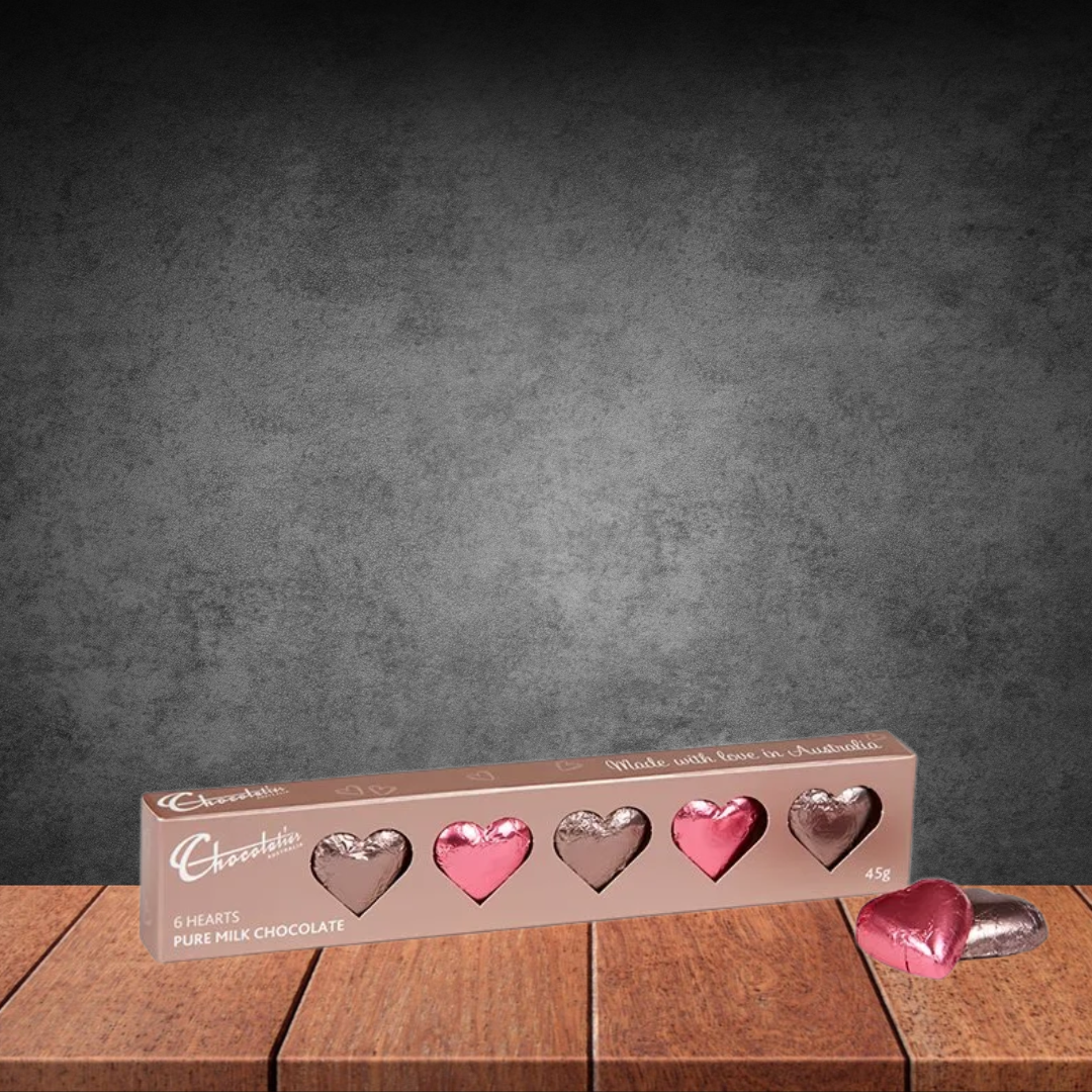 Chocolatier Pink & Mocha Valentine's Hearts 45g