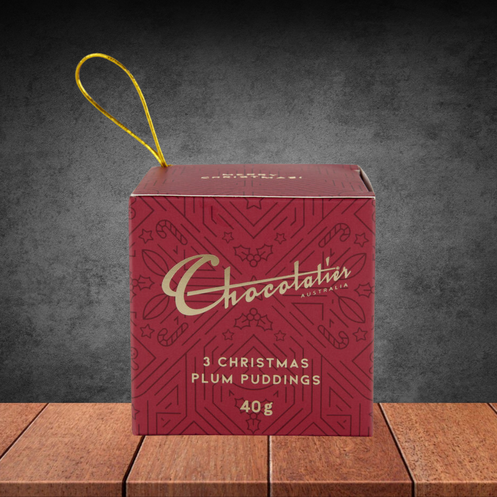Chocolatier Red Christmas Gift Cube 40g
