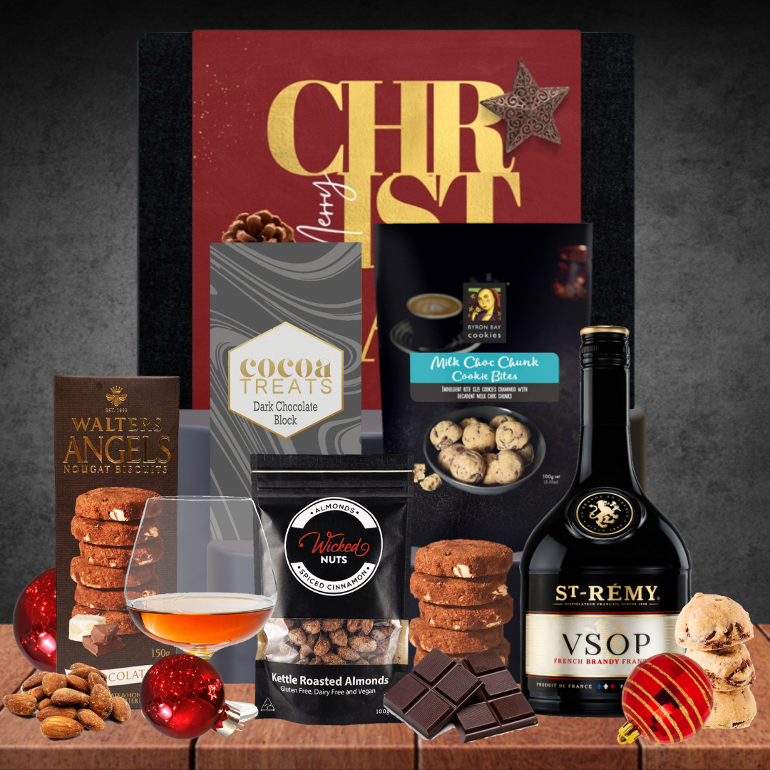 Christmas Brandy Melbourne Hamper Featured Image