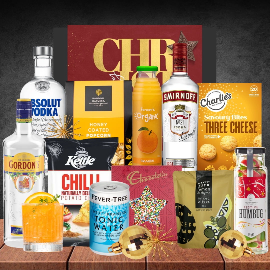 Christmas Sprits Melbourne Hamper Featured Image