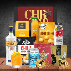 Christmas Sprits Melbourne Hamper with Gordons Gin 700ml