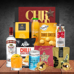 Christmas Sprits Melbourne Hamper with Smirnoff Vodka 700ml
