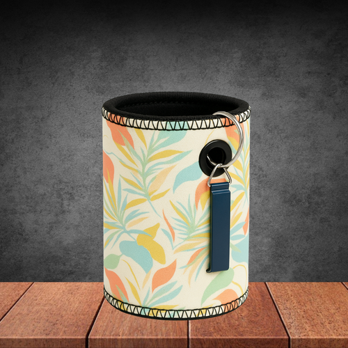 Cooler With Bottle Opener Neoprene Patterns 375ml