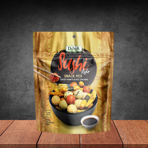 Dj & A Sushi Style Snack Mix 150g