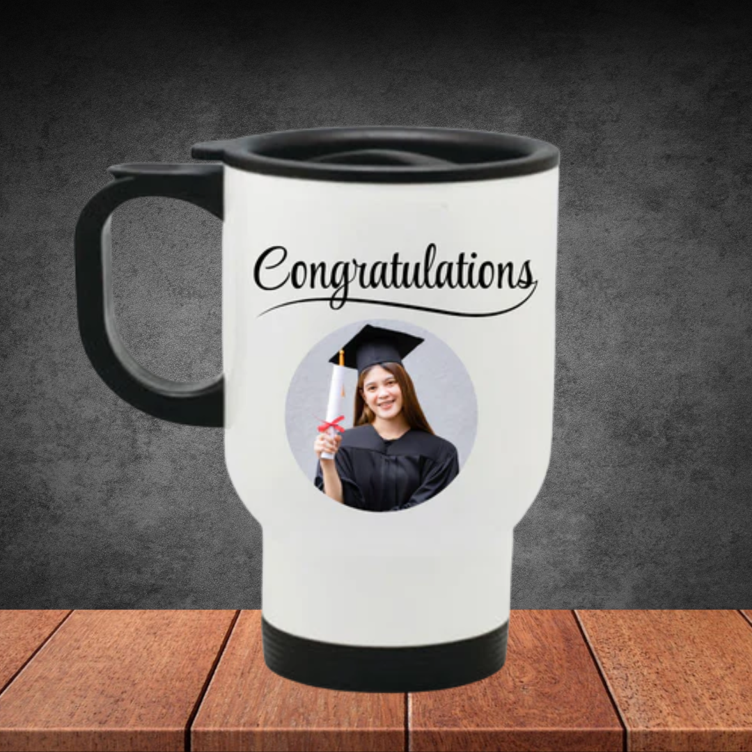 Design Your Own Label Travel Mug
