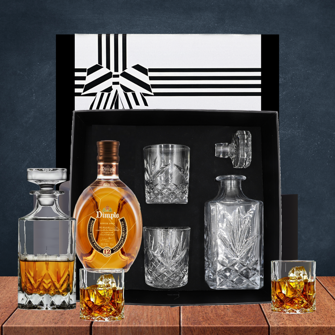 Dimple Whisky & Decanter