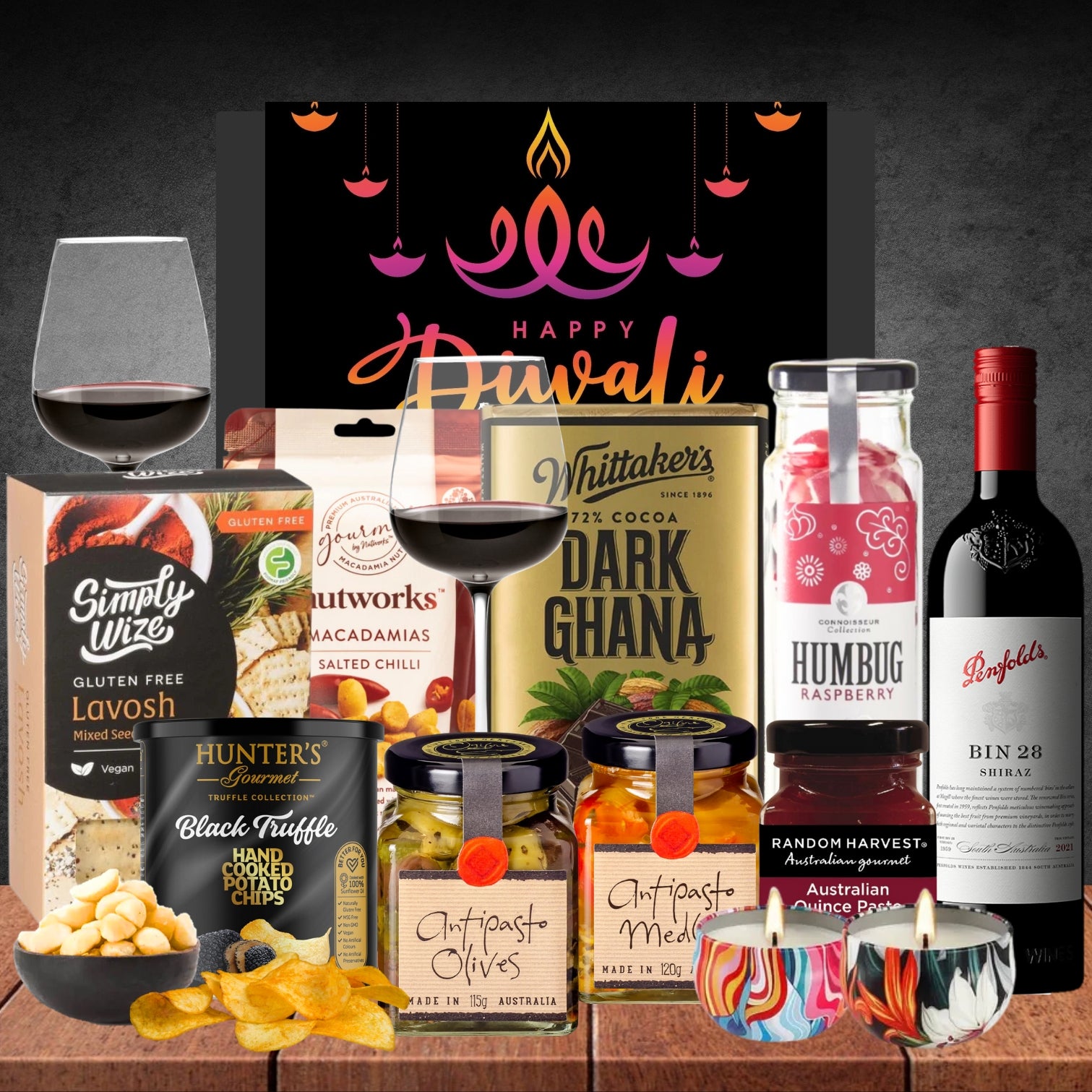 Diwali Vegan Shiraz Gift Hamper Featured Image