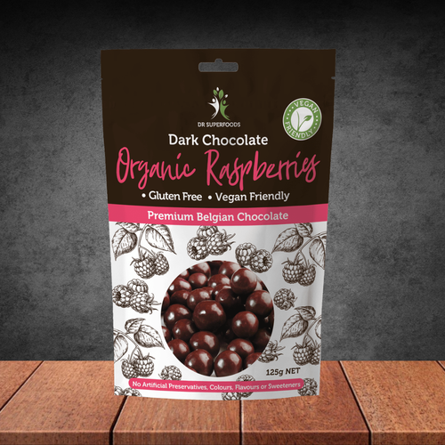 Dr Superfoods Organic Raspberries 125g
