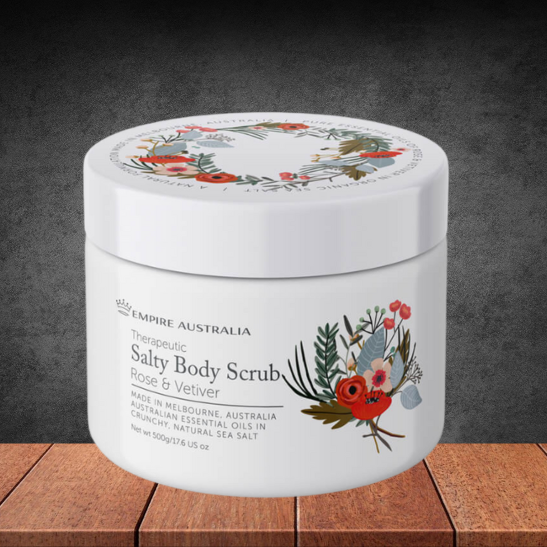 Empire Australia Therapeutic Rose & Vetiver Body Scrub