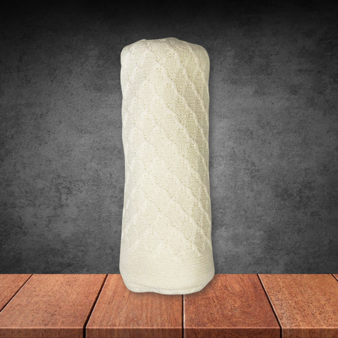 Emotion & Kids Cream Lace Knit Bassinet Blanket