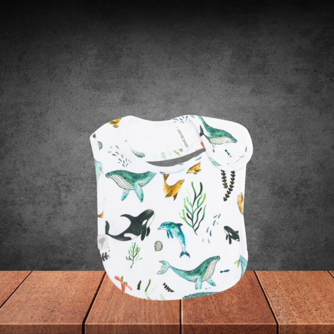 Emotion & Kids Under the Sea Organic Cotton Bib