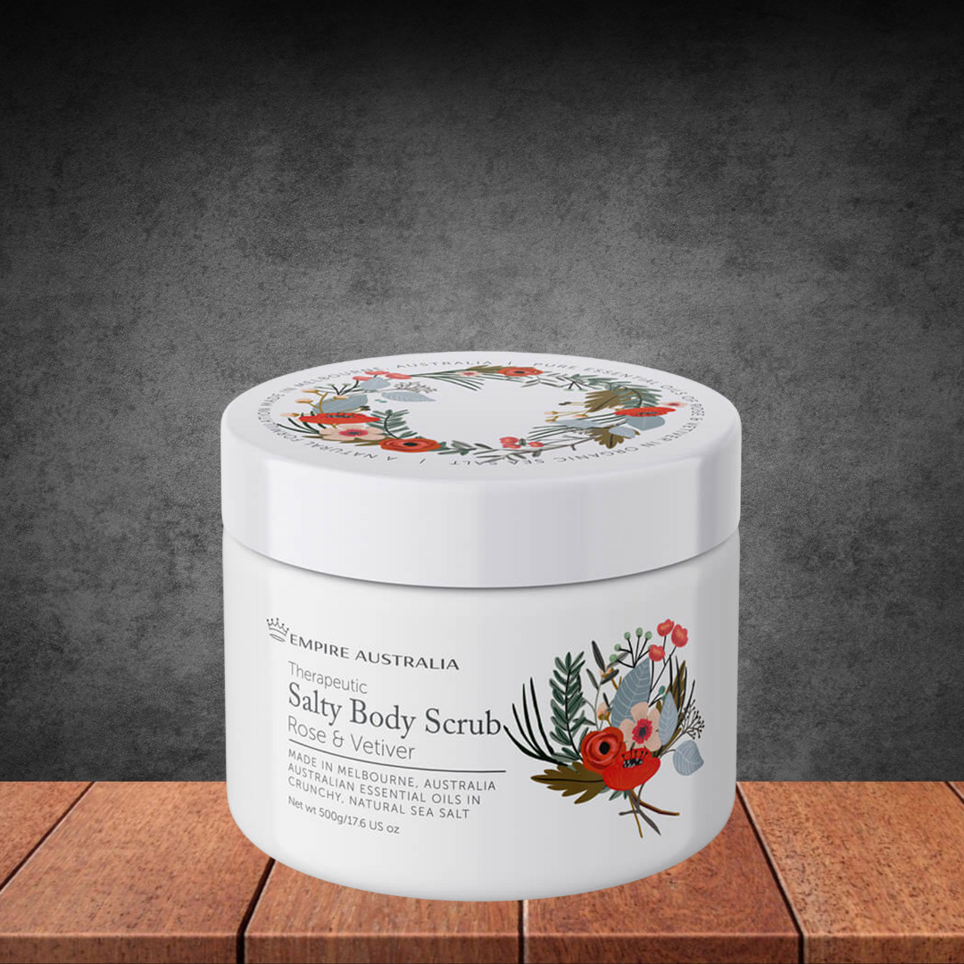 Empire Australia Therapeutic Rose & Vetiver Body Scrub
