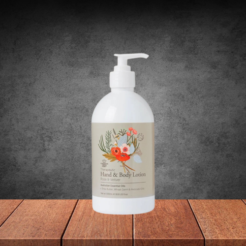 Empire Australia Therapeutic Rose & Vetiver Hand And Body Lotion