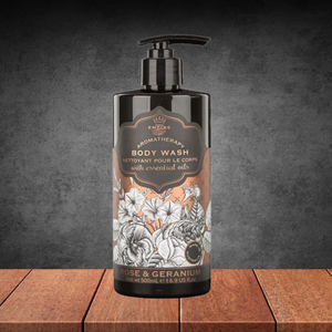 Empire Australia Aromatherapy Botanicals Rose & Geranium Body Wash 500ml