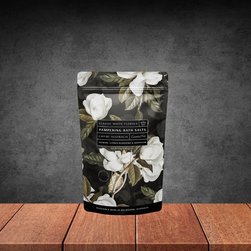 Empire Australia Classic White Florals Bath Salts 125g