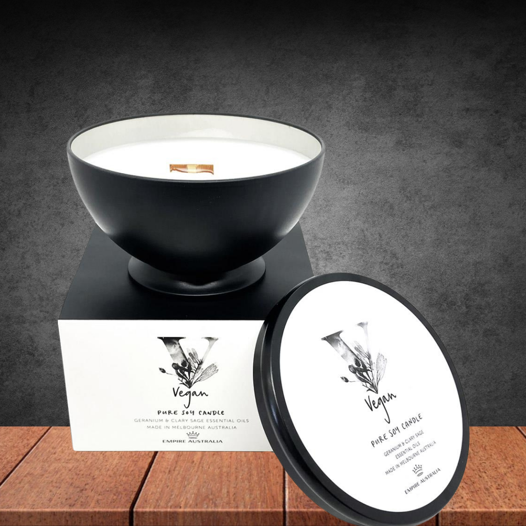 Empire Australia Vegan Geranium & Clary Sage Soy Candle