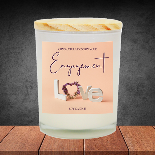 Engagement Congratulations Soy Candle