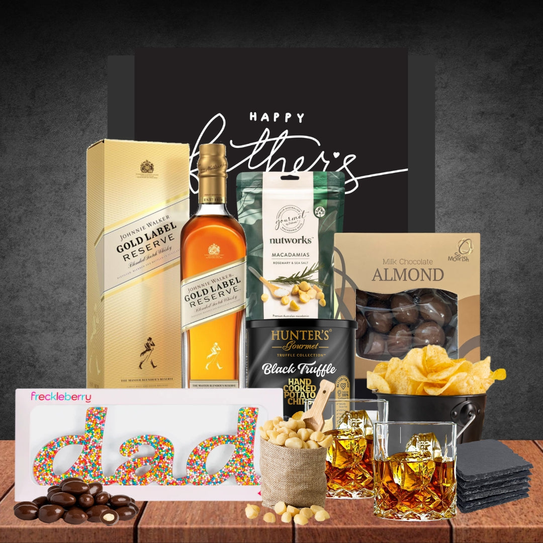 Father's Day Whisky Celebration Hamper with Johnnie Walker Gold 700ml