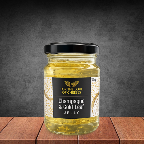 For The Love Of Cheeses Champagne & Gold Leaf Jelly 165g