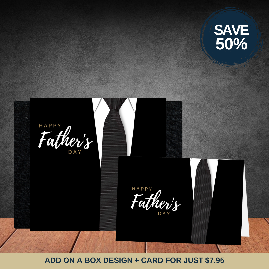 Father's Day Tie Sleeve + Father's Day Tie Card Bundle