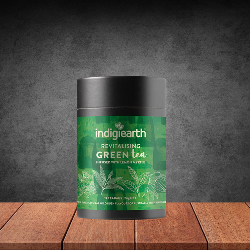 Indigiearth Revitalising Green Tea x 12 Tea Bags 24G