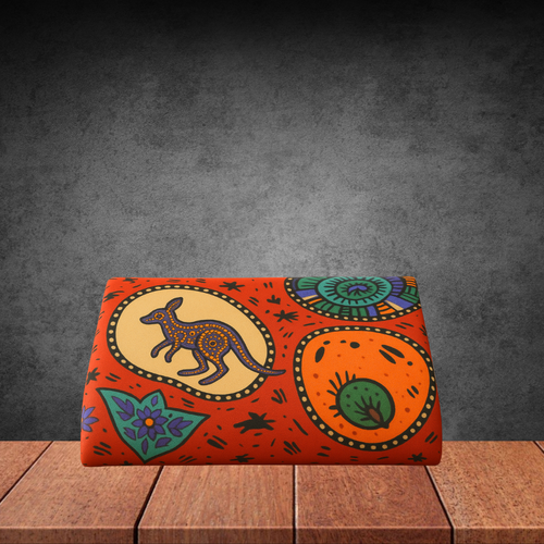 Jacaru Kangaroo Ground Aboriginal Design Cotton Scarf