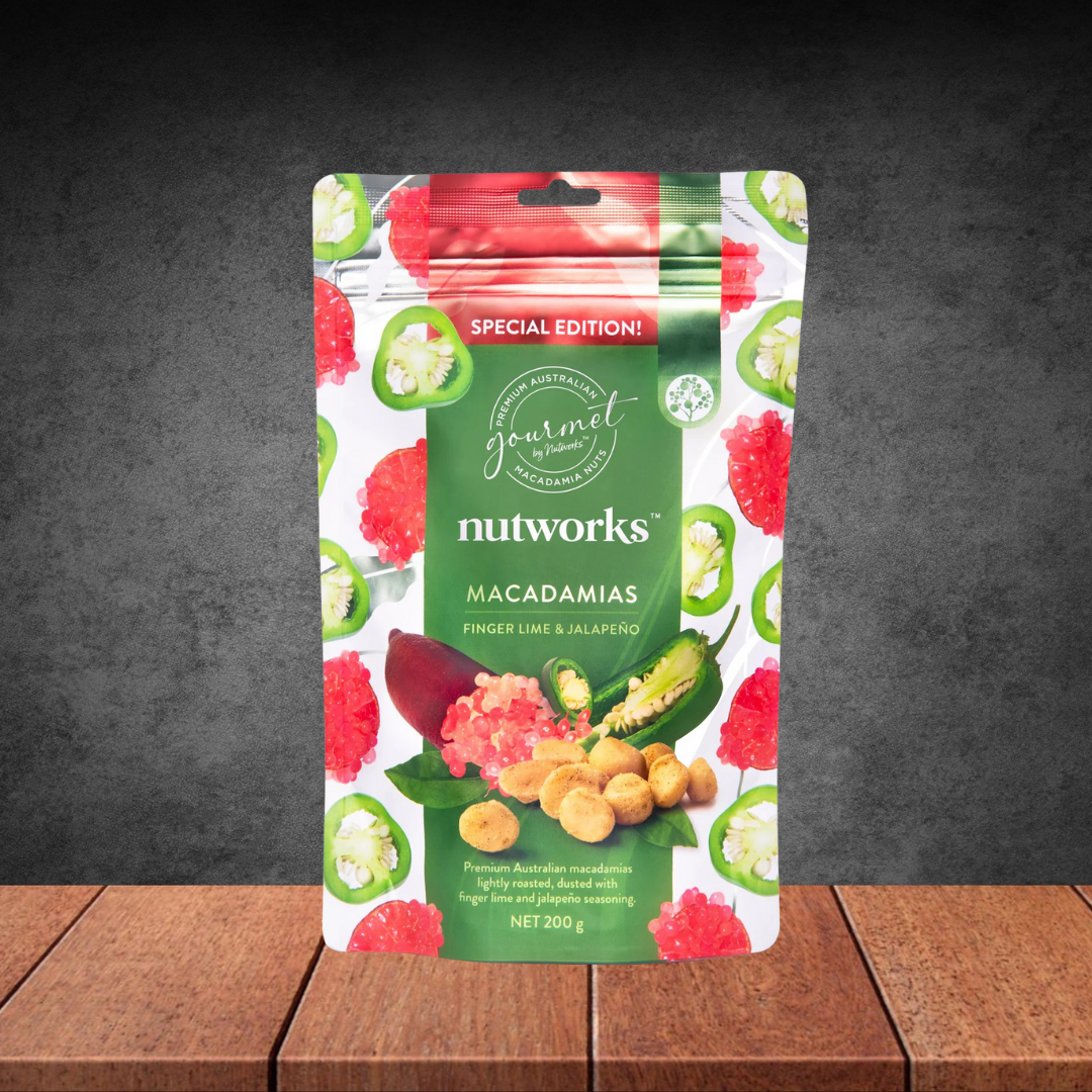 Nutworks Finger Lime Jalapeno Macadamia 200G