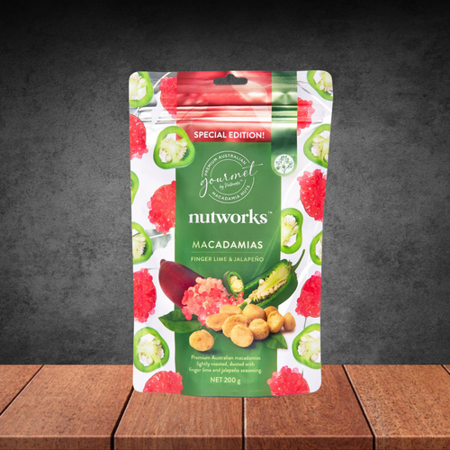 Nutworks Finger Lime Jalapeno Macadamia 200G