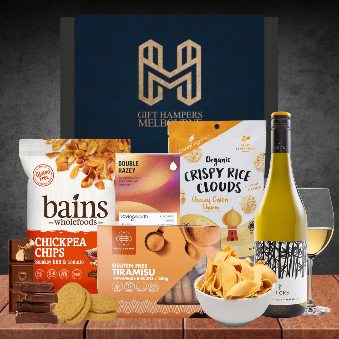 Vegan Delights & Chardonnay Hamper