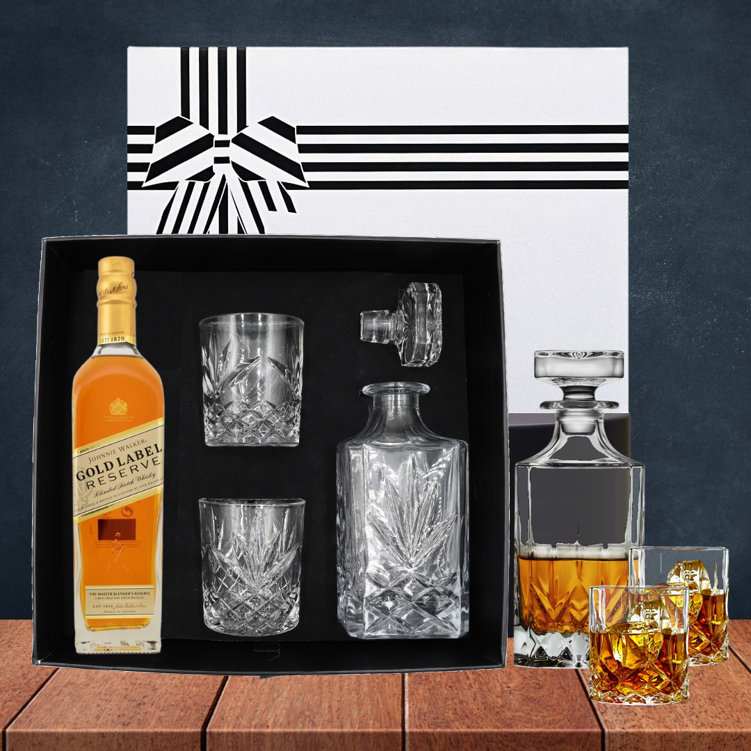 Johnnie Walker Gold Whisky & Decanter