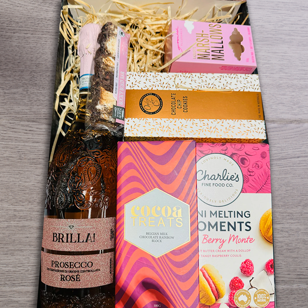 Melbourne Sparkling Rose Wine Christmas Hamper