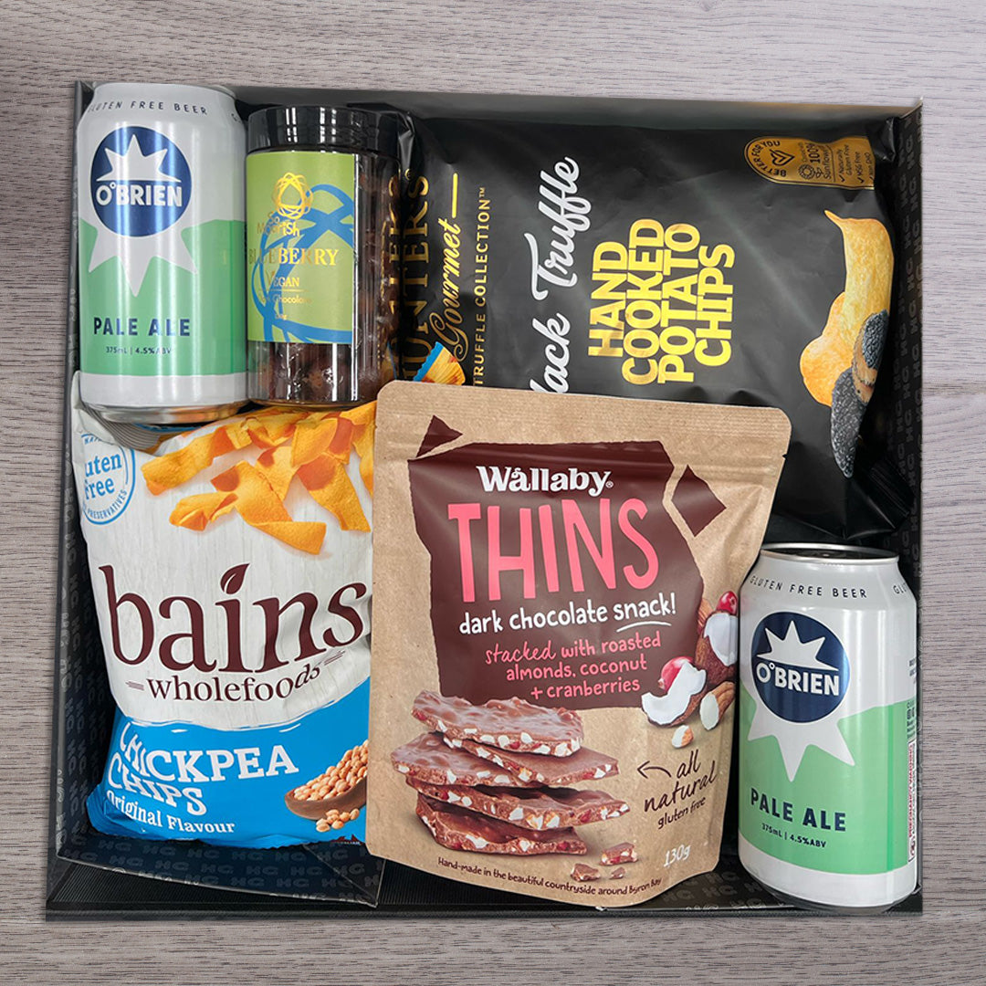 O'Brien's Gluten Free Beer & Snacks Hamper