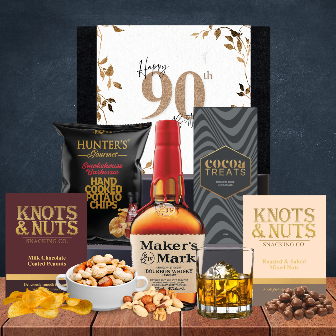 Happy 90th Gift a Makers Mark
