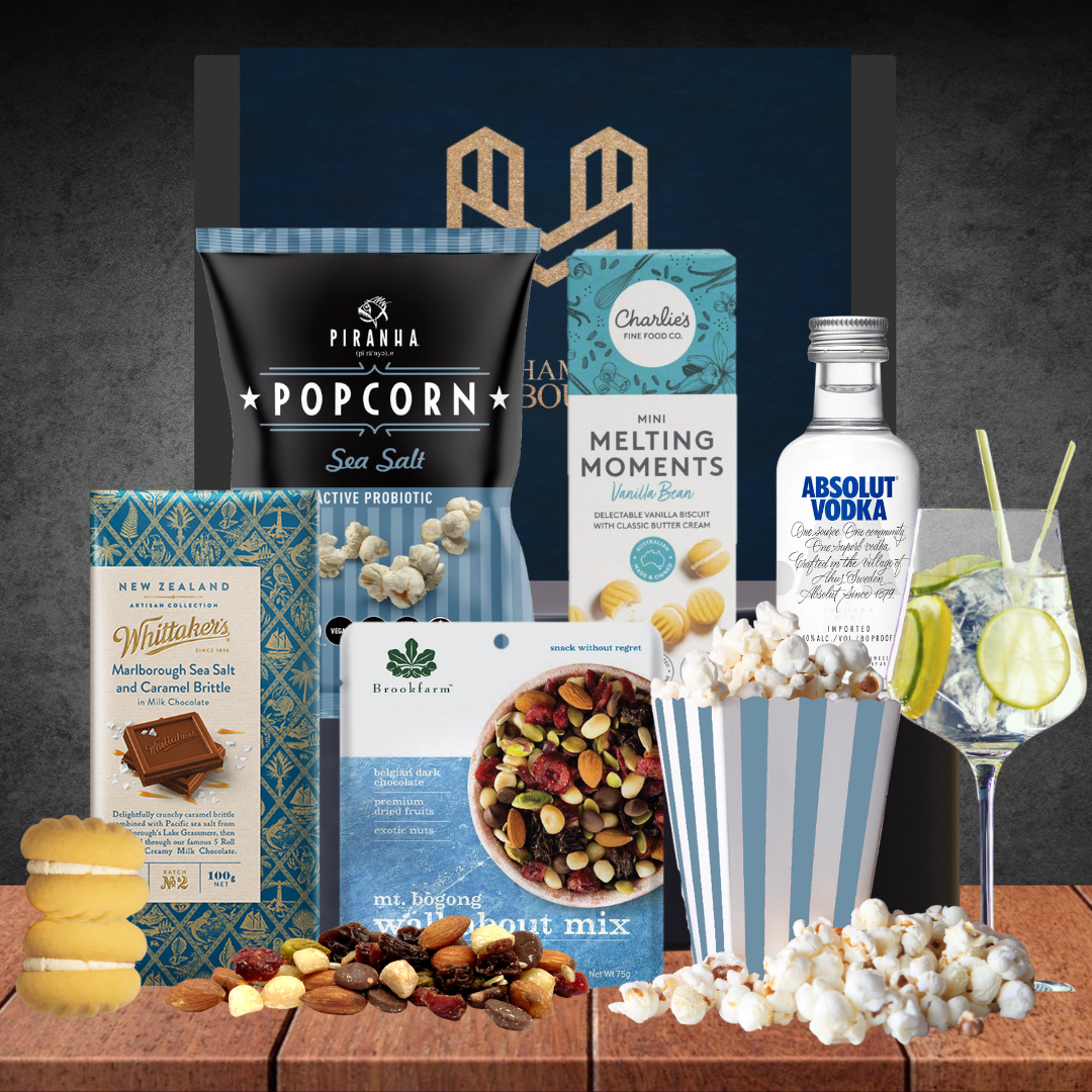 Blue Absolut Vodka Gift Box