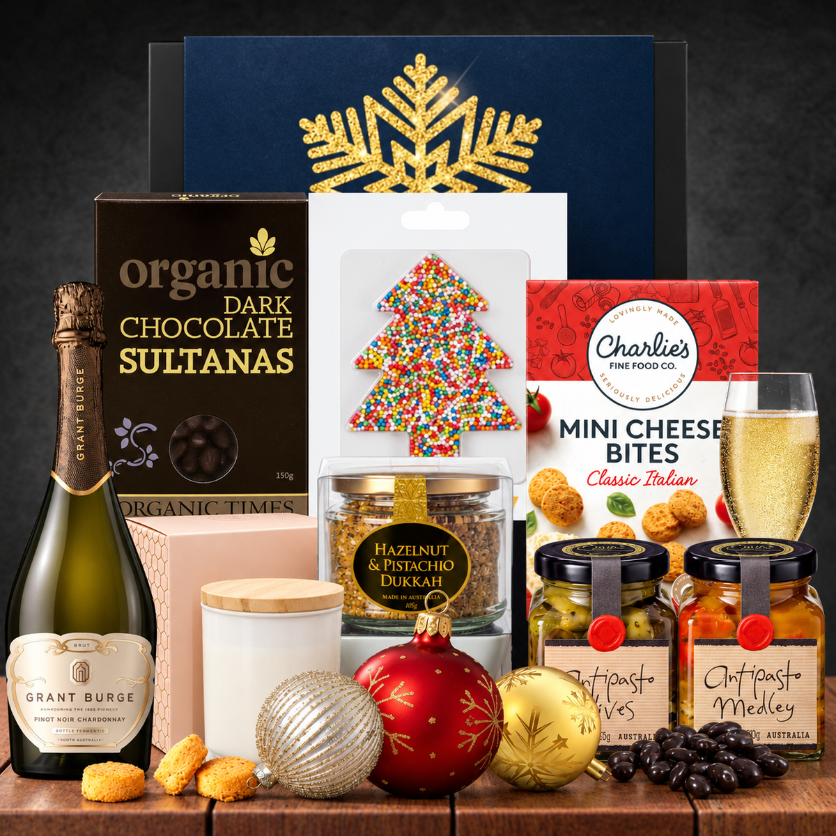 Christmas Pinot Noir Chardonnay Hamper