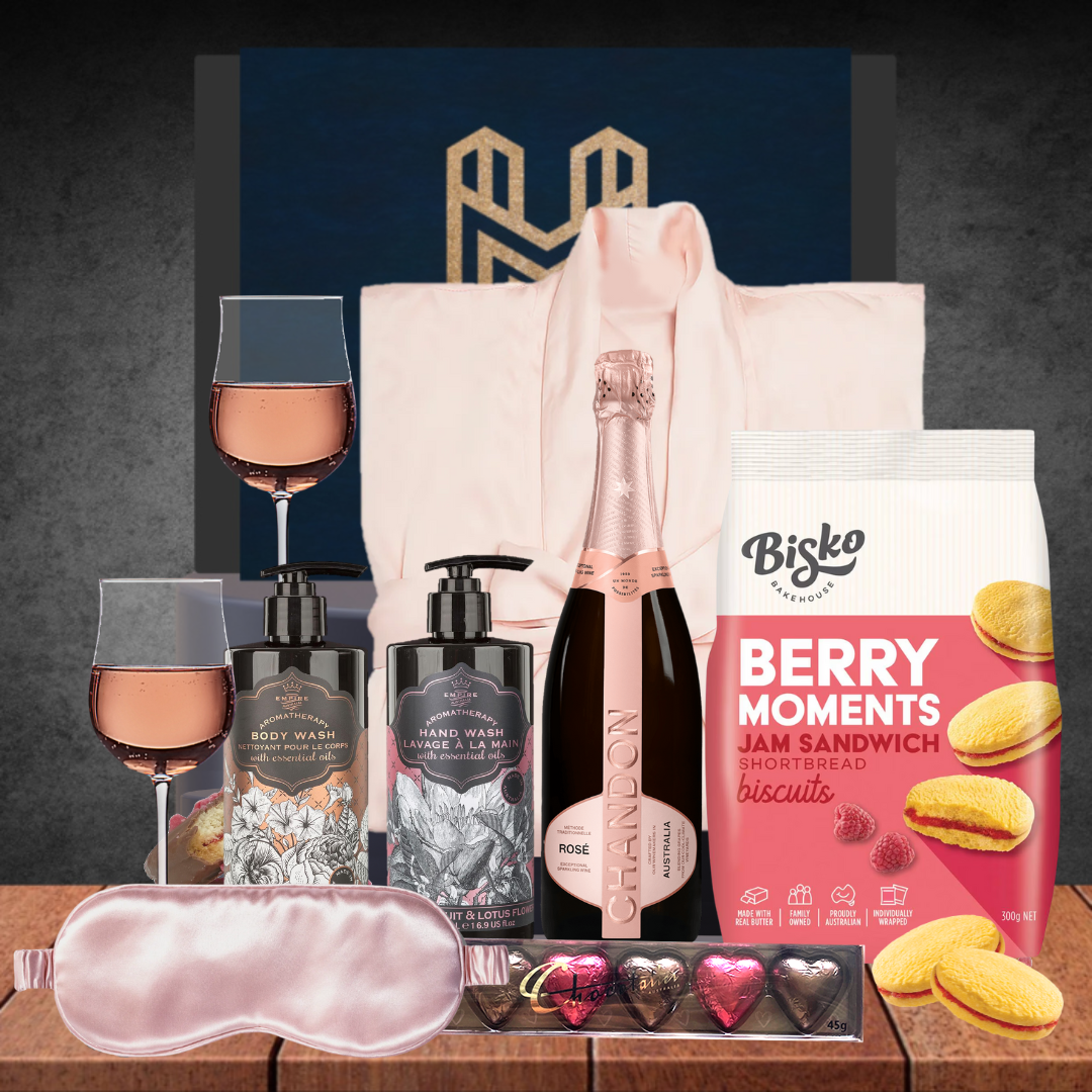 Sparkling Rose Pamper Hamper for her