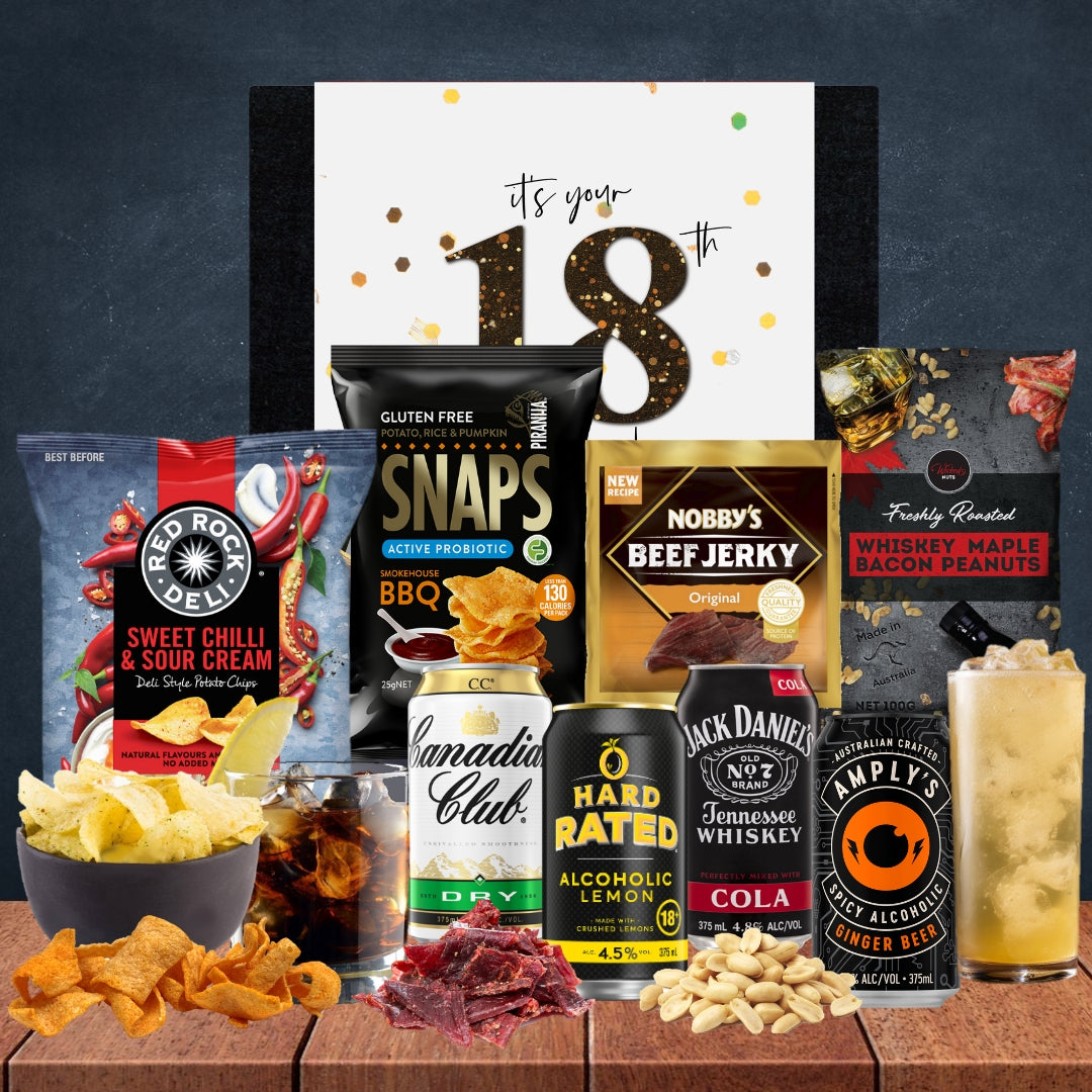 Happy 18th Pre-Mixed Selection & Snacks