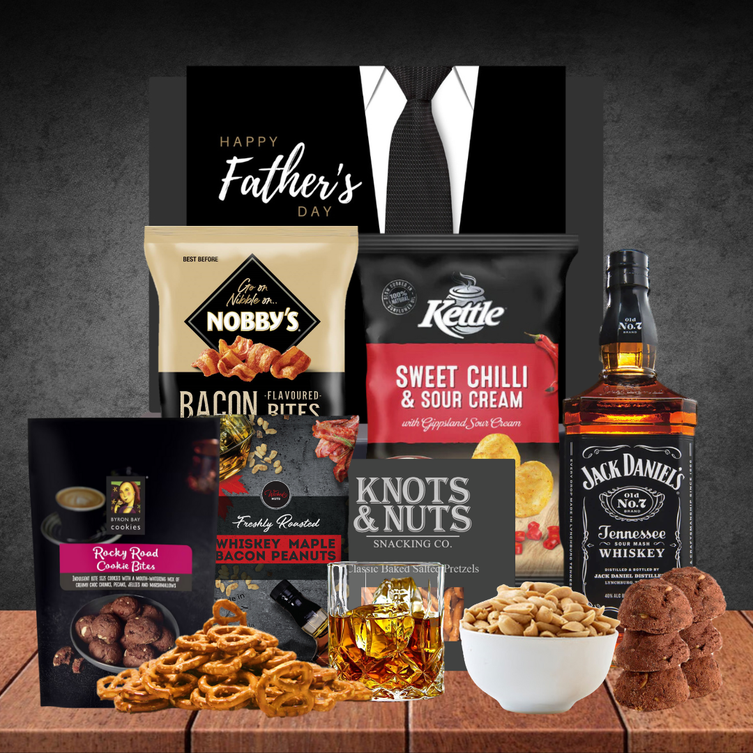 Jack Daniels & Snack Hamper For Dad