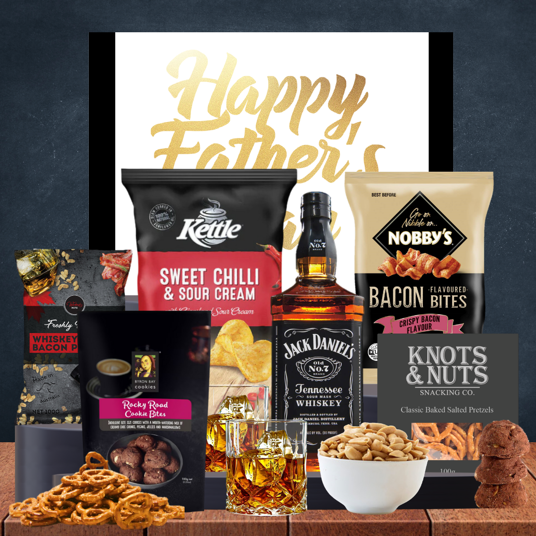 Jack Daniels & Snack Hamper For Dad
