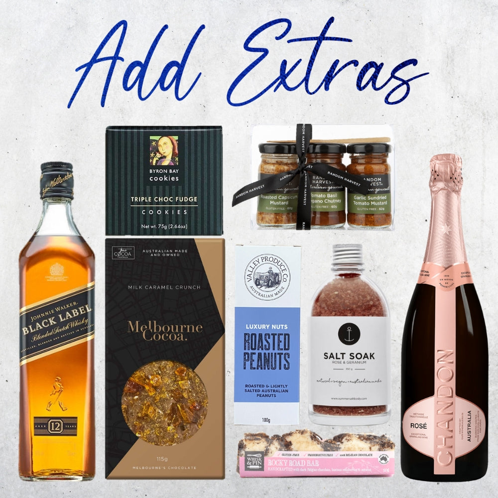 Add extra items to your Melbourne Bourbon Christmas Hamper For Him