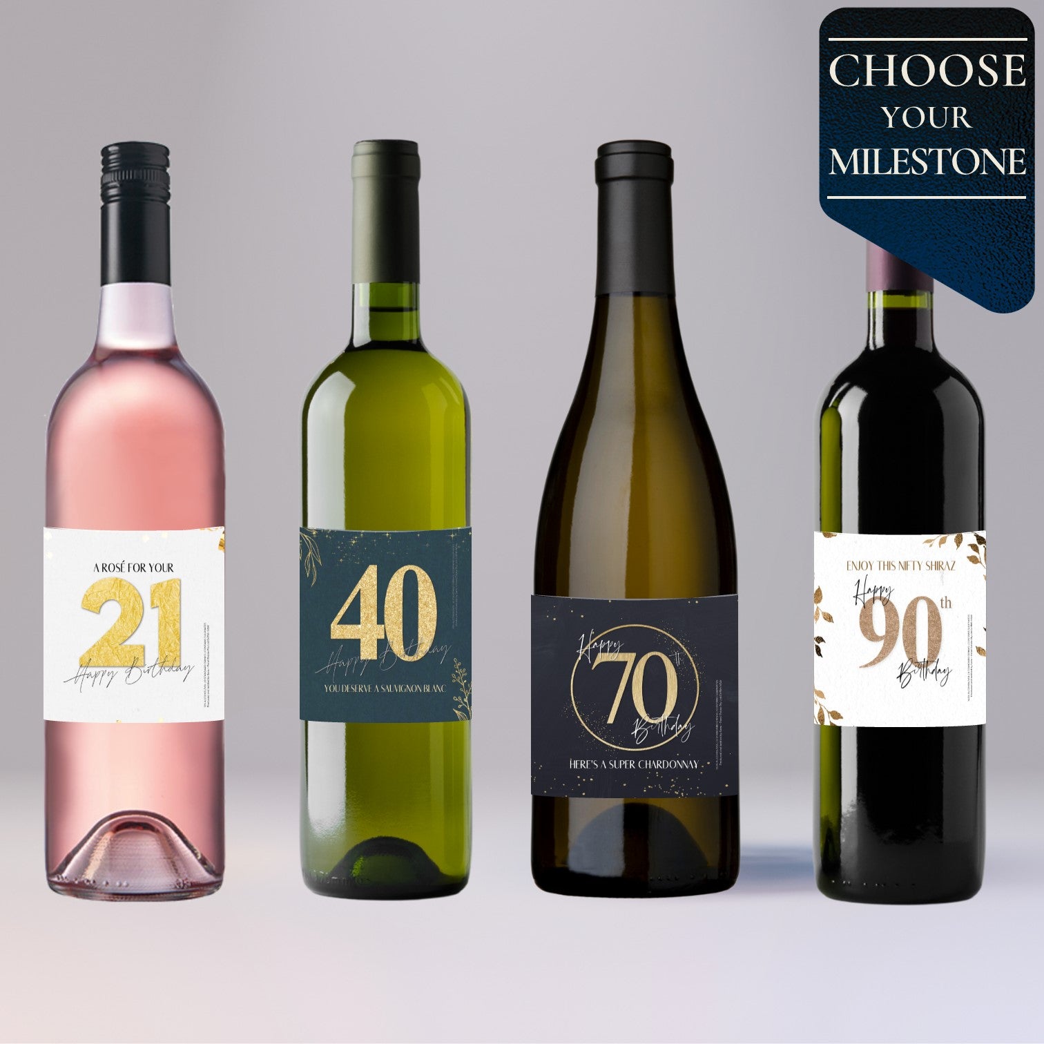 Milestone Birthday Wine Choice 750ml