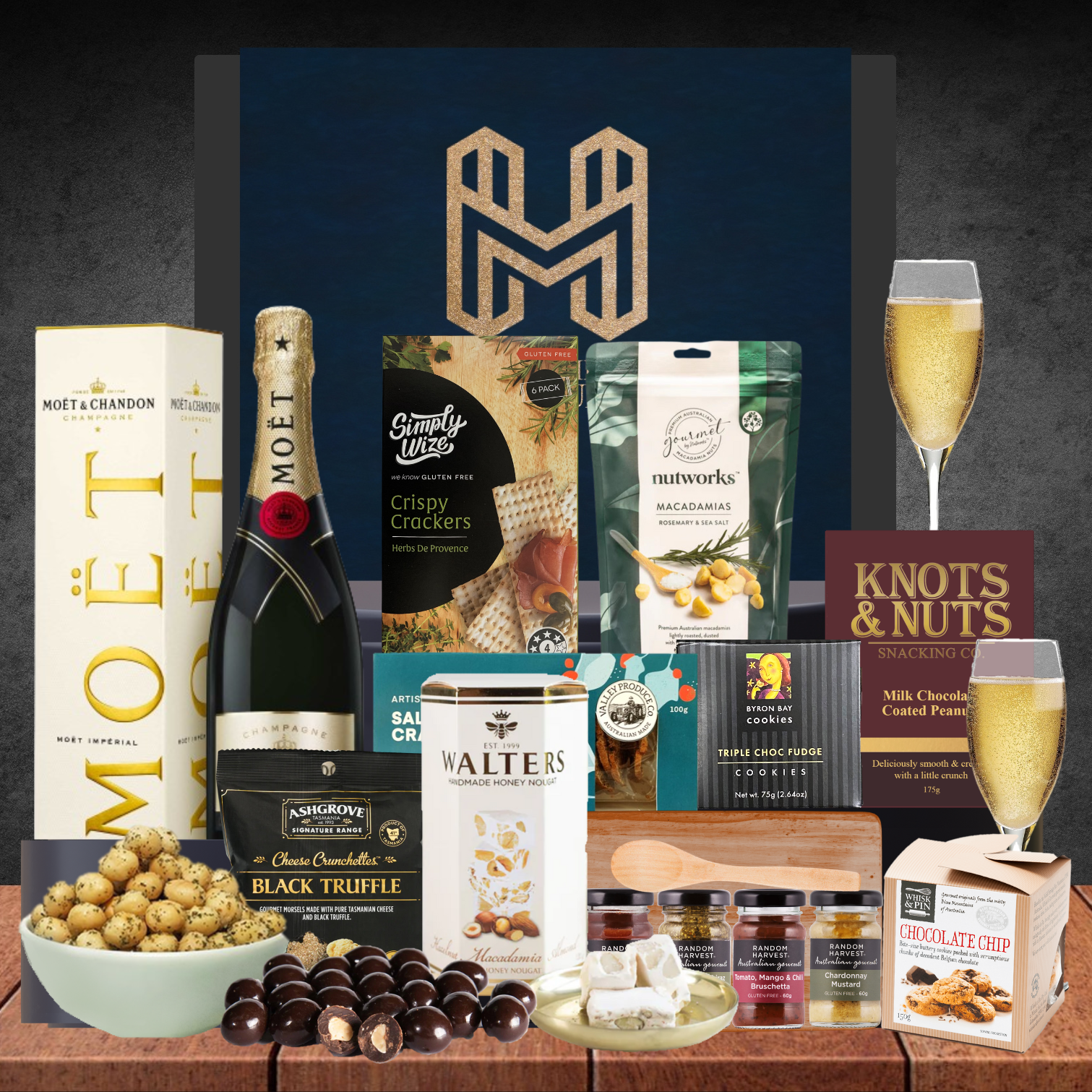 Melbourne Moet Gift Basket