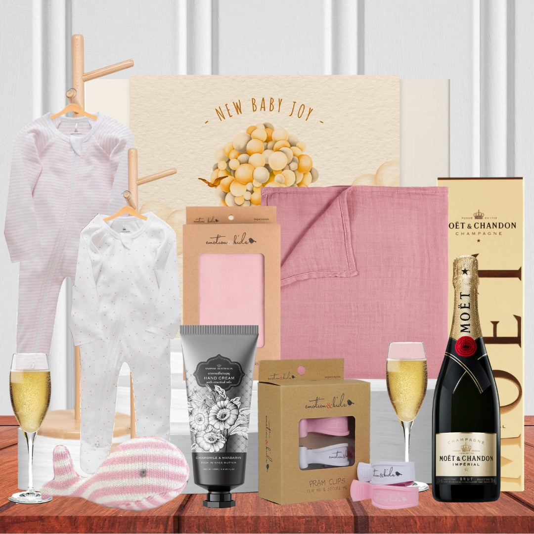 Baby Girl & Moet Hamper